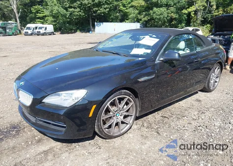 2012 BMW 650I из США, поврежденный, VIN WBALZ3C59CDL72152